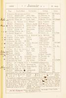 Almanach az 1896-os, Mikszáth Kálmán és Herczeg Ferenc szerkesztésével, Singer és Wolfner kiadás, ar...