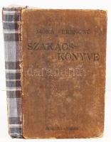 Móra Ferencné szakácskönyve. 14 színes és 5 fekete képmelléklettel. II. kiadás. Bp., 1930, Enciklopédia Rt. Egészvászon kötés, viseltes állapotban.