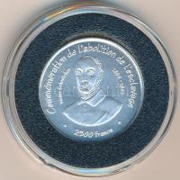 Togo 2007. 2500Fr Ag "Victor Schoelcher" T:BU Togo 2007. 2500 Francs Ag "Victor Schloecher" C:BU