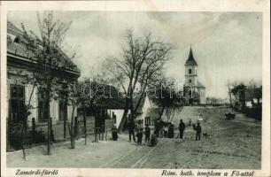 Zamárdi-fürdő, Római katolikus templom, Fő út, Varga és Csáki kiadása