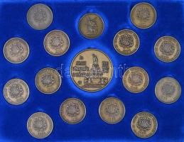 Bognár György (1944-) 1986-1999. "MÉE Gyöngyösi Csoport - Aradi Vértanúk" teljes 14db-os P...