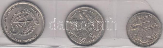 Saharawi Arab Demokratikus Köztársaság 1992. 1P + 2P + 5P T:1 Saharawi Arab Democratic Republic 1992. 1 Peso + 2 Peso + 5 Peso C:UNC