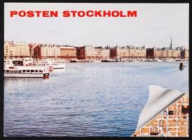 Stockholm kinyitható képeslap-térkép, 30x30cm