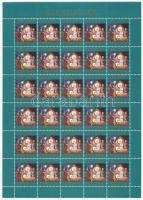 3 db teljes karácsonyi segélybélyeg ív