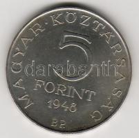 1948 5Ft Ag "Petőfi" T:2+