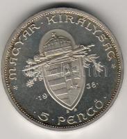 1938 5P Ag "Szt. István" T:1/2