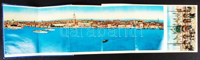 cca 1950 Velence leporello, 26 db képpel /
cca 1950 Venice leporello, with 26 pictures