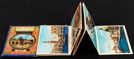 cca 1950 Velence leporello, 26 db képpel /
cca 1950 Venice leporello, with 26 pictures