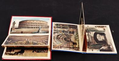 cca 1950 Róma I-II. leporelló, 29+32 db képpel /
cca 1920-1930 Paris leporello with 61 pictures