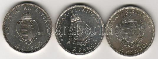 1935-36 2P Ag "Pázmány-Liszt-Rákóczi" T:2+