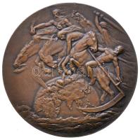 Osztrák-Magyar Monarchia 1914-1915. "Az első világháború emlékére" Br emlékérem. Szign.: B.H. Mayer (60mm/94.9g) T:2 Austro-Hungarian Monarchy 1914-1915. "The Memory of World War One" commemorative Br medallion. Sign: B.H. Mayer (60mm/94.9g) C:XF