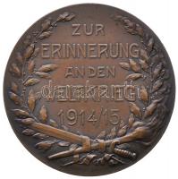 Osztrák-Magyar Monarchia 1914-1915. "Az első világháború emlékére" Br emlékérem. Szign.: B...