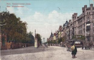 Riga, Elisabethstrasse / street (b)