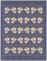 1977-1988 Svédország, karácsonyi segélybélyegek teljes ívekben, 550 db