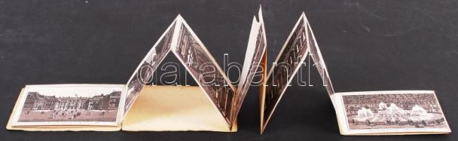 cca 1900 Versailles leporello 12 litho képpel / Leoprello with 12 Litho pictures