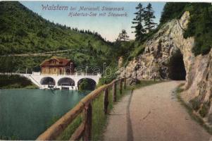 Walstern bei Mariazell, Hubertus-See, Stauwerk / dyke (Rb)