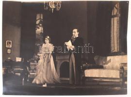 cca 1950 2 db operaházi fotó 30x40 cm