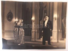 cca 1950 2 db operaházi fotó 30x40 cm