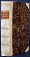 Itinerario istruttivo da Roma a Napoli ovvero descrizione generale de' piu' insigni ... ed architettura di questa celebre città e delle sue vicinanze Rom, 1816. Pressol'autore. 33 metszettel és két metszett, kihajtható térképpel, jó állapotú félbőr kötésben / With complete 33 etchings and two etched fold-out maps. In half leather binding, in nice condition