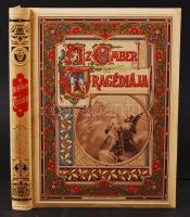 Madách Imre: Az ember tragédiája. Zichy Mihály húsz képével rézfénymetszetben. 3. díszkiadás Bp. 1893. Athenaeum. [4] + 229 p. + 20 t. (heliogr., hártyapapírral). A kötés Gottermayer Nándor műhelyében készült. Kiadói, préselt, festett, aranyozott egészvászon-díszkötésben, a kötéstáblán selyemplakettre festett címképpel, aranyozott lapszélekkel. Az első néhány oldalon alul hajtásnyom, egyébként gyönyörű állapotban, eredeti papirtékában