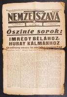 1938 A nemzet szava c. nyilas újság okt. 23.-i száma