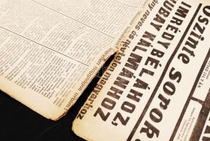 1938 A nemzet szava c. nyilas újság okt. 23.-i száma