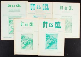 1966-67 Az Út és cél c hungarista lap 5 száma