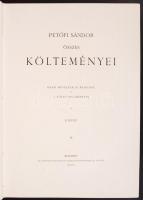 Petőfi Sándor összes költeményei hazai művészek uj rajzaival és a költő arczképével, I.-II. köt. Bp....