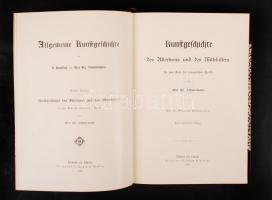 Knackfuß, Zimmermann: Allgemeine Kunstgeschichte I.-III. Band I: Kunstgeschichte des Altertums und d...