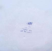 Dekoratív Zsolnay váza, virágmintás, matricás, jelzett, hibátlan, m:30 cm