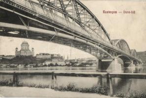 Esztergom, Duna-híd, Kaufmann Ferenc kiadása (EK)