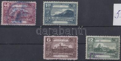 1931 4 db klf konzuli illeték bélyeg