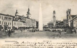 Besztercebánya, Béla király tér, Walther Adolf és Társai kiadása / square (Rb)