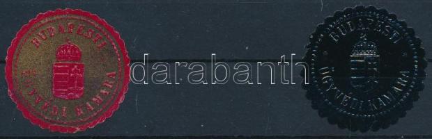 Budapesti ügyvédi Kamara 2 klf pecsétbélyeg