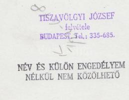 cca 1950-1960 Tiszavölgyi József: Balatoni életképek, pecséttel jelzett, 4 db fotó, 12x17 cm