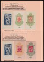 Múzeumi délutánok IBOSZ 3-3 öntapadós levélzáró 2 emlékíven