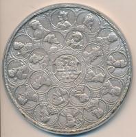 Osztrák-Magyar Monarchia/Brassó 1886. "KRONSTADT 1886" Sn emlékérem a szász egyesületek br...