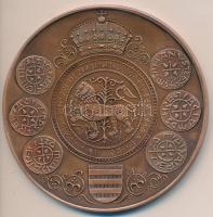 Csóka Zsuzsanna (1962-) / Király Csaba 2000. "MÉE Budapest - Államalapításunk ezredik évfordulójára" Br emlékérem (80mm) T:1 Csak 185 db! Adamo BP49