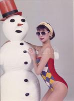 cca 1980 Napszemüveg reklám, 24x18 cm