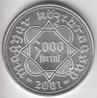 2001. 3000Ft Ag "Ezeréves a magyar pénzverés" T:BU Adamo EM170
