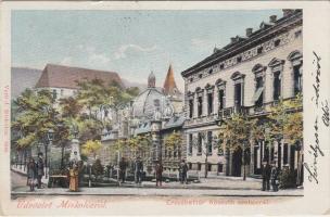 Miskolc, Erzsébet tér, Kossuth szobor, Verő J. kiadása (small tear)
