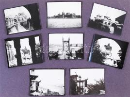 1930-1935 Thöresz Dezső békéscsabai gyógyszerész fotóalbuma 136 beragasztott, ebből 40 kép Bp-en kés...