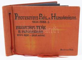1934-1935 Schäffer fotó: Protestáns bál a Hungária Szállóban, és protestáns teadélutánok a Pannónia ...