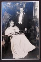 1934-1935 Schäffer fotó: Protestáns bál a Hungária Szállóban, és protestáns teadélutánok a Pannónia ...