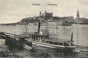 Pozsony castle, ship station