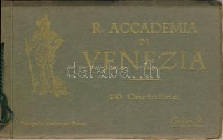 Venice, Venezia, R. Accademia - 19 out of 20 postcards in a booklet, Serie 2.