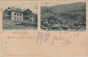 Mürzzuschlag, Hotel Guck, published by Hans Nachbargauer (fa)