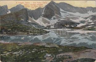Tátra, Öt-tó, Jég-völgyi-csúcs / lake, Ladovy stít (fl)