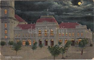 Eger, városház éjjel (small tear)