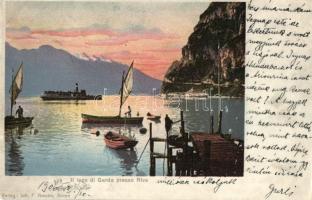 Riva, lago di Garda / lake, boats (EK)